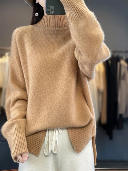MERINO MOCK SWEATER