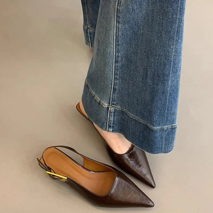 POINTED TOE MULES