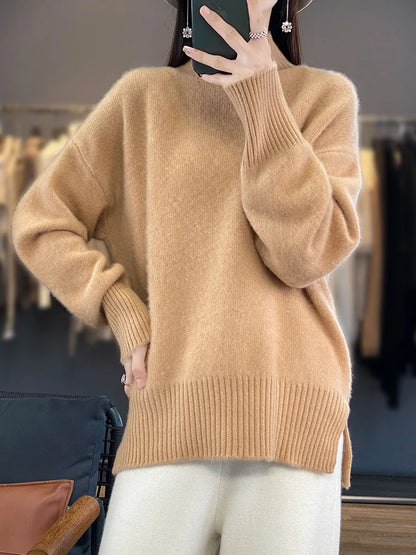 MERINO MOCK SWEATER