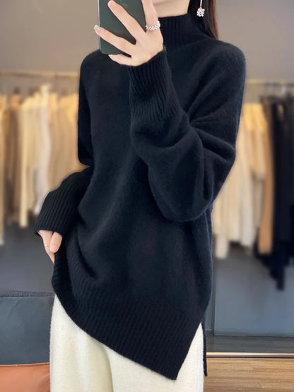 MERINO MOCK SWEATER